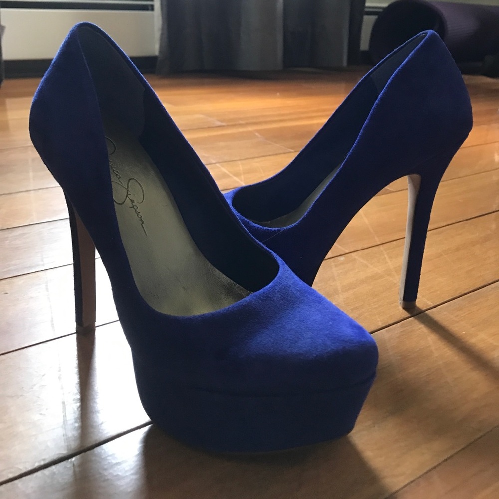 Jessica Simpson size 6 royal blue