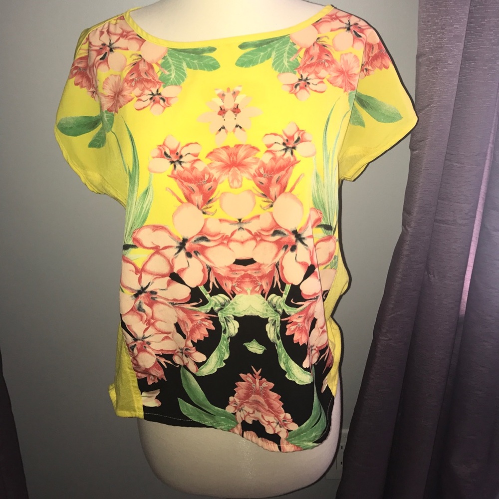 Zara Tropical blouse