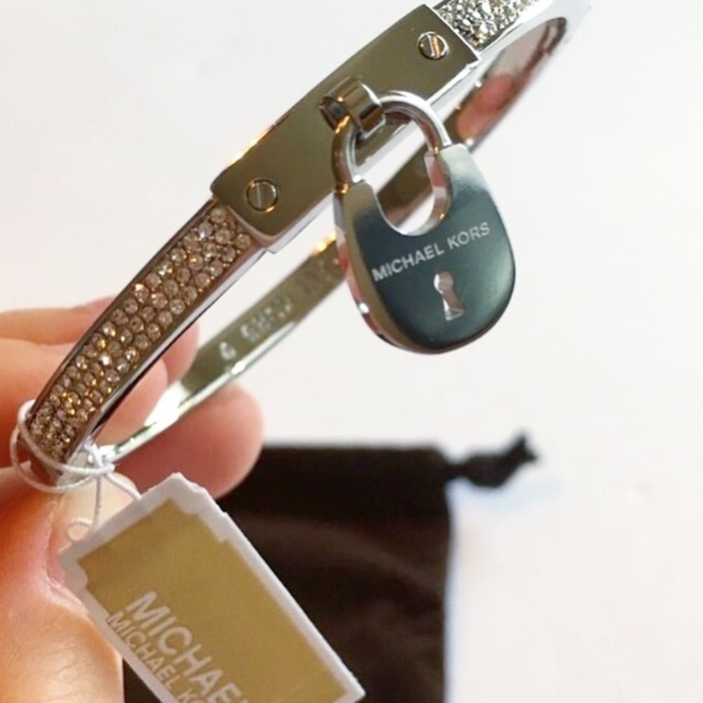 NWT Michael Kors Stainless Steel Bangle