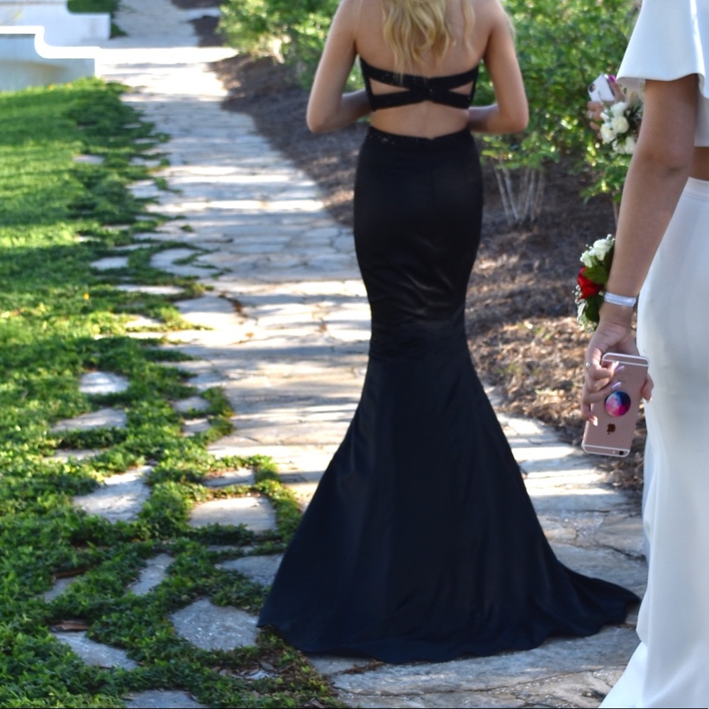 Two piece Prom Dress - Picture 2 of 4