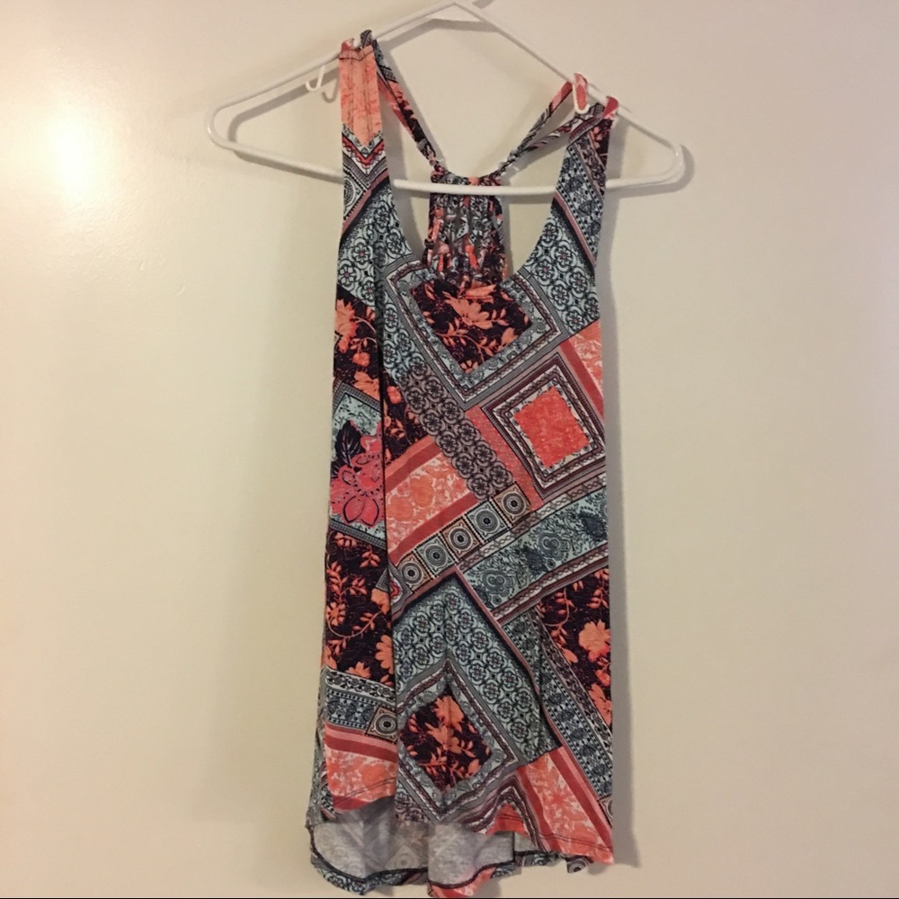 Racer back tank top