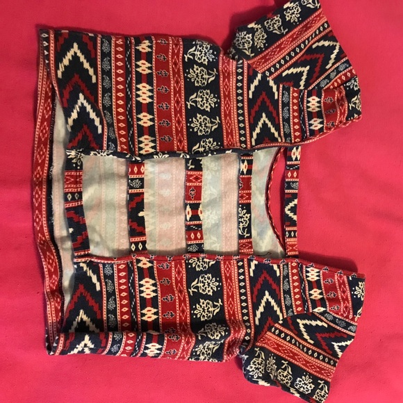 Patterned crop top - Picture 3 of 3