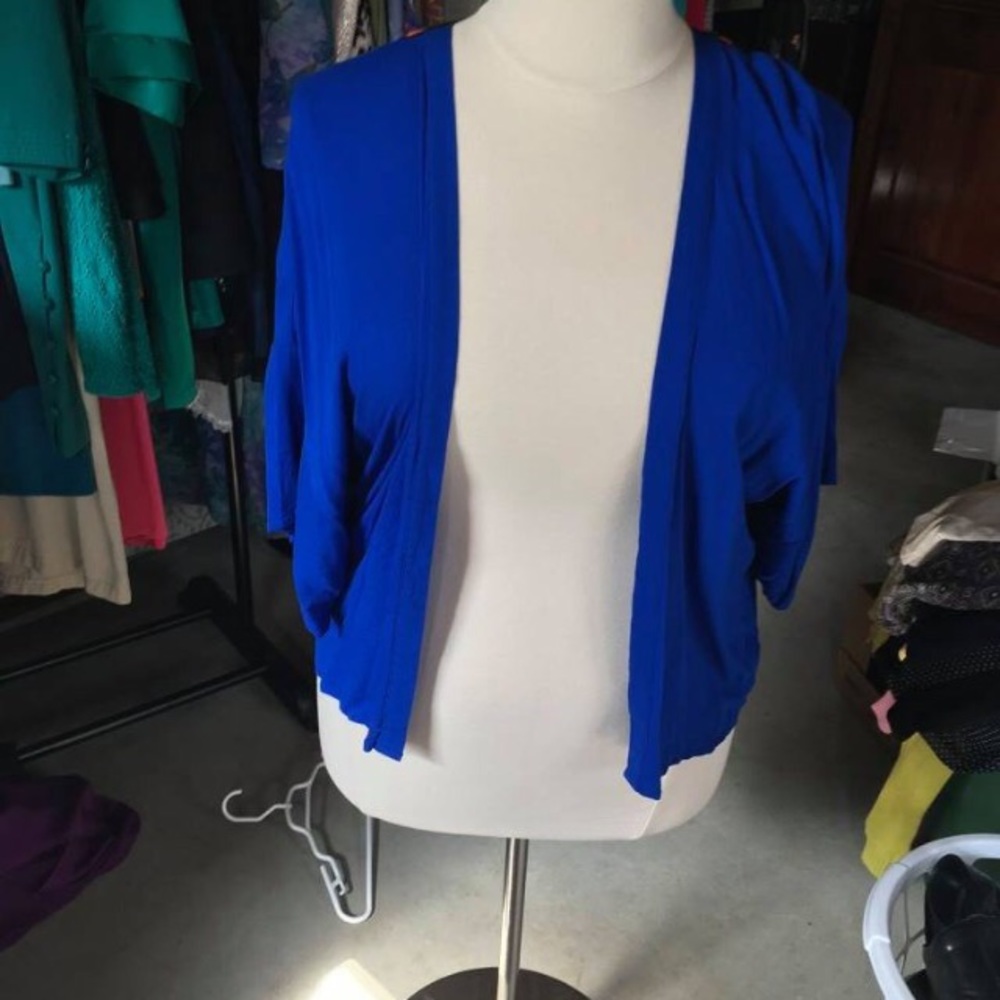 Beautiful blue light weight cover up