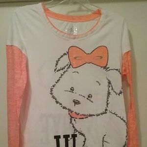 GIRLS JUSTICE PLUS SIZE 20 LONG SLEEVE TEE