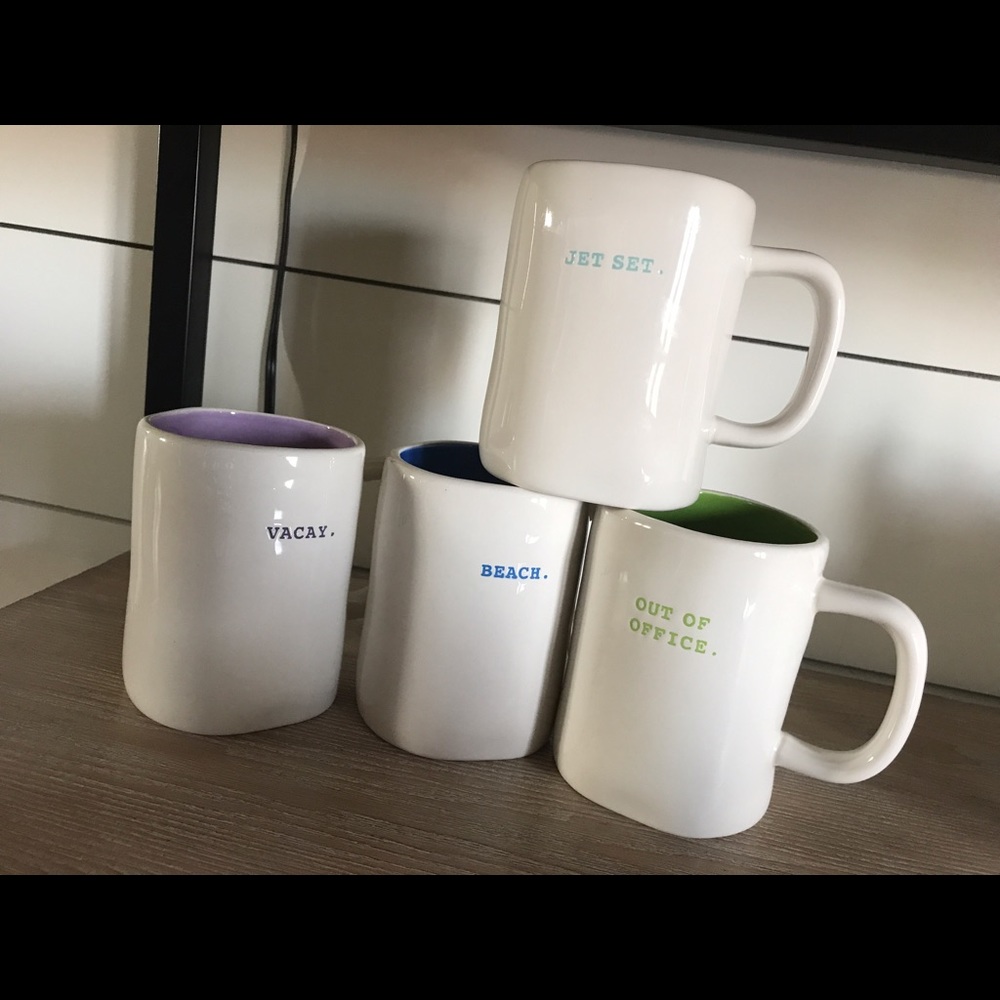 Rae Dunn Summer mug set