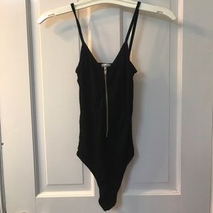 John Galt body suit with zipper