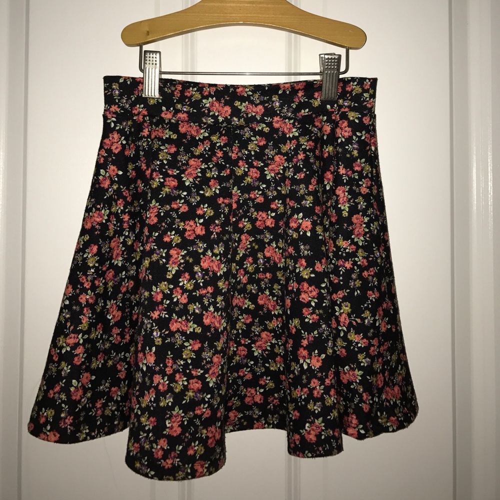 Floral Skater Skirt