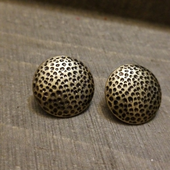 JBloom  GOLD Disc Earrings - Picture 1 of 5