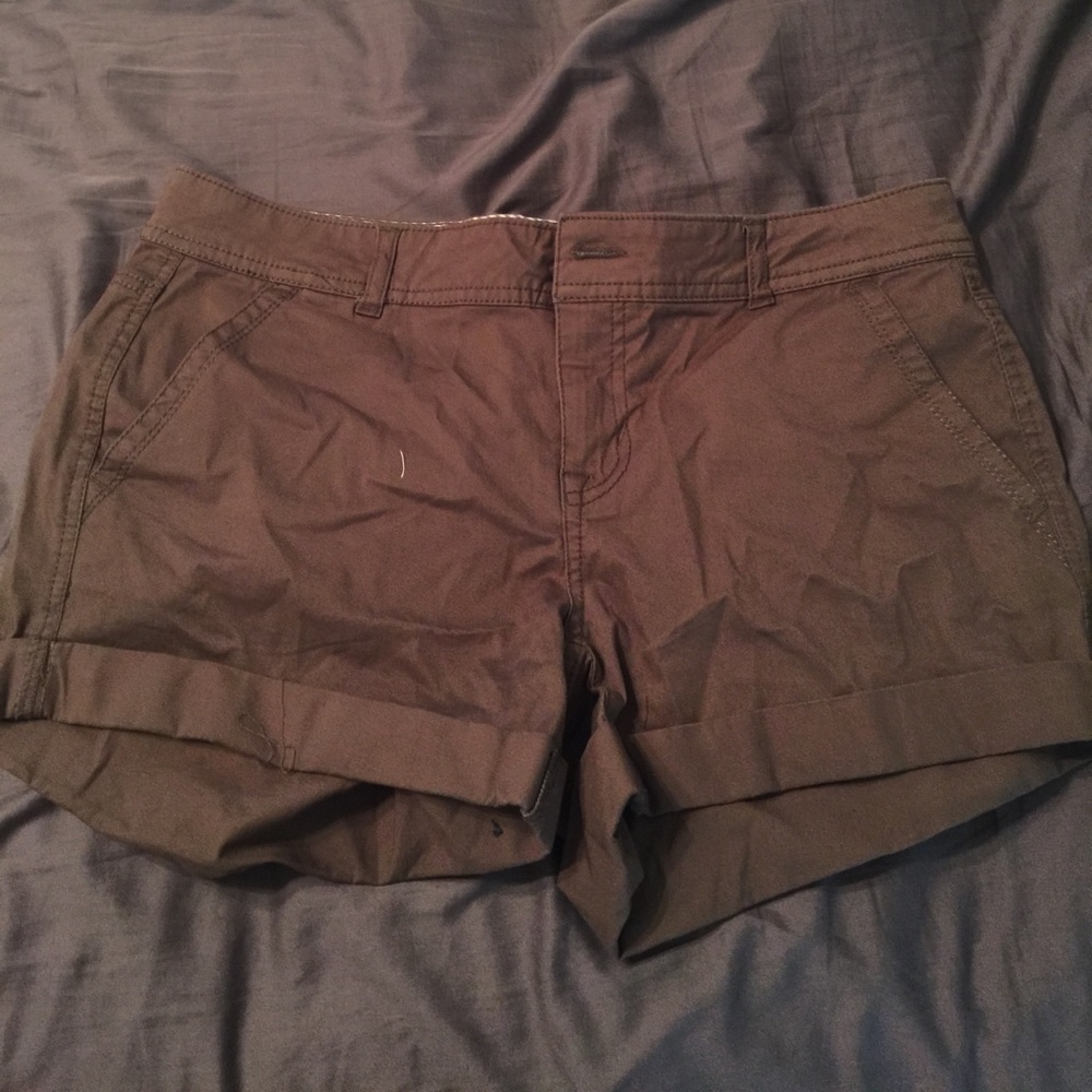 Olive brown shorts