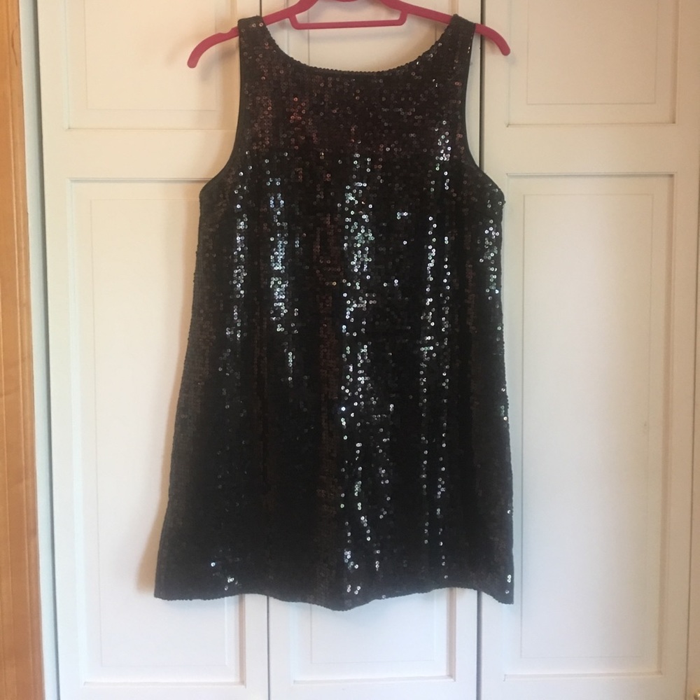 Free People Sequined Shift Dress
