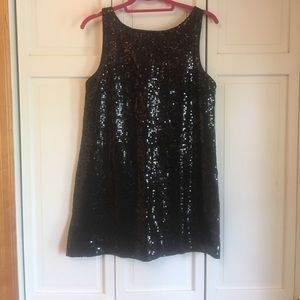 Free People Sequined Shift Dress