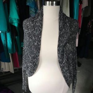 Super cute. Charcoal gray shrug