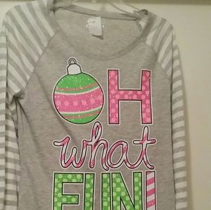 GIRLS JUSTICE NWT PLUS SIZE 20 LONG SLEEVE TEE