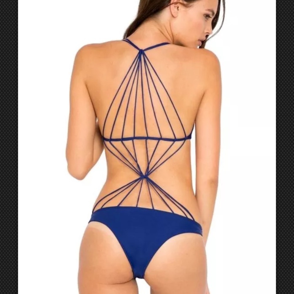NWT mikoh seychelles one piece dark sea xs