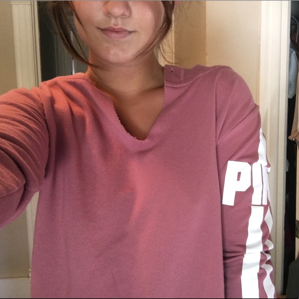 Pink VS Hooded Sweatshirt