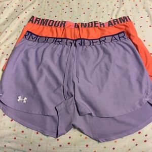 Under armor shorts (both pairs)