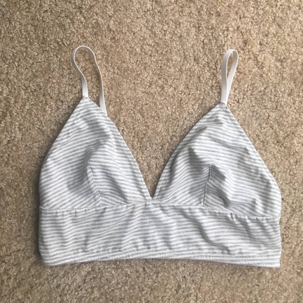 Striped Madewell Bralette