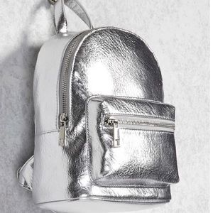 Metallic backpack