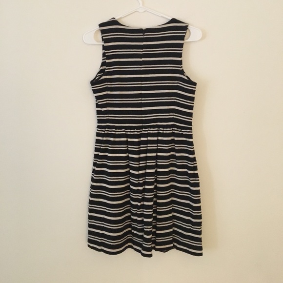 💕Madewell 💕 Afternoon Dress in Black Stripe - Picture 5 of 5