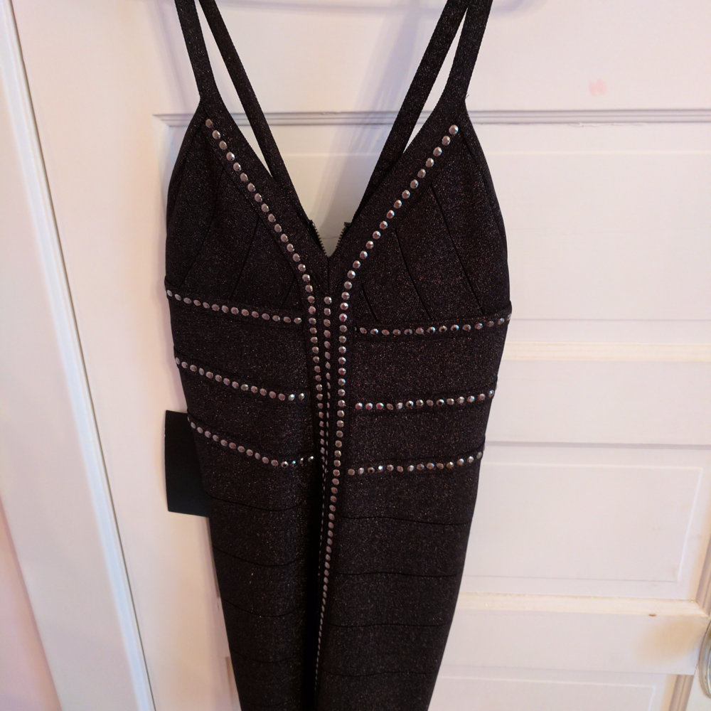 bebe bandage dress with studs