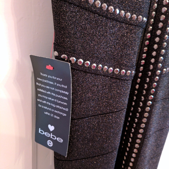 bebe bandage dress with studs - Picture 3 of 4