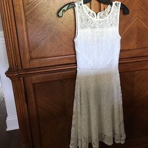 Love fire white dress