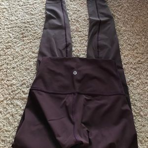 High wasted Lululemon leggings ombre!