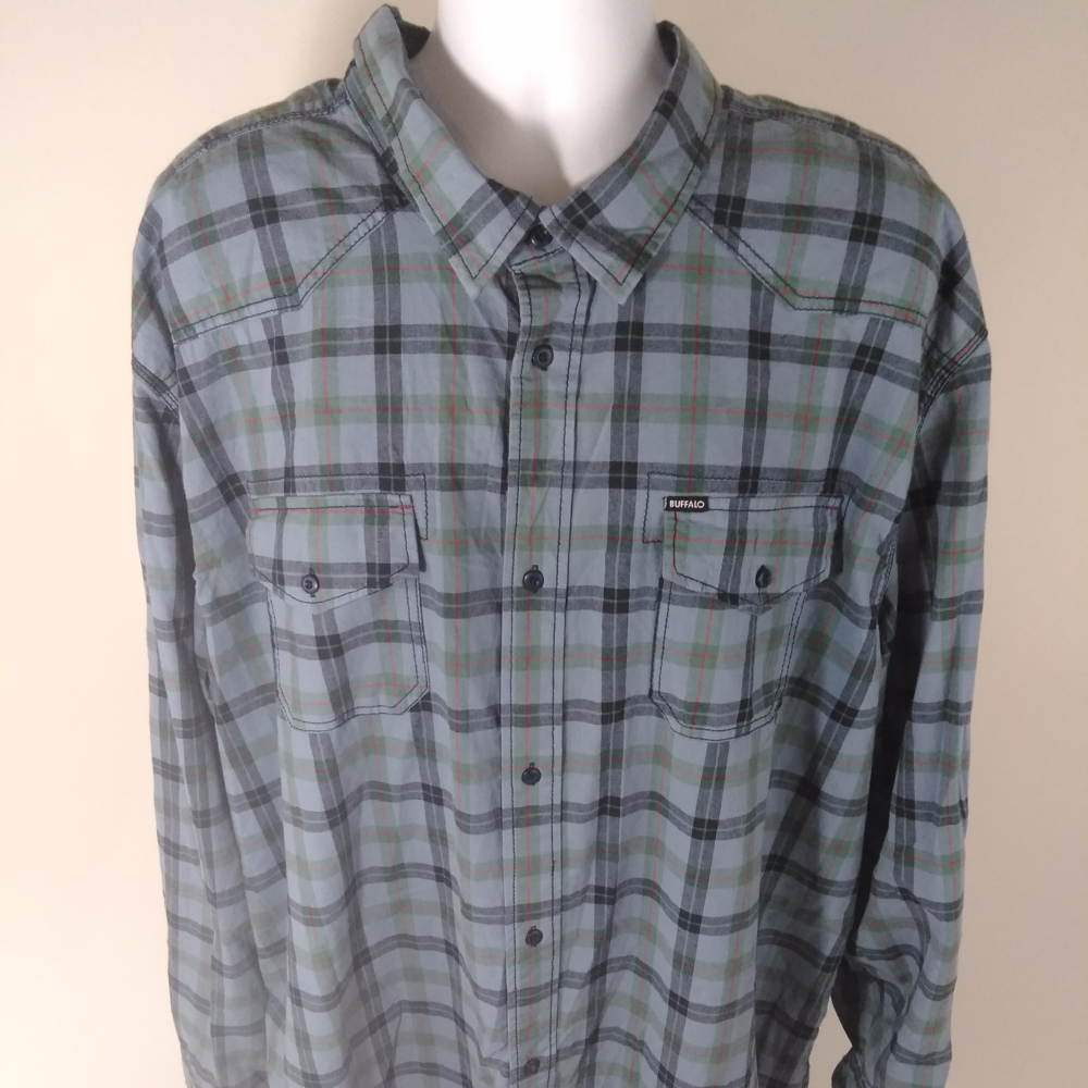 Buffalo David Bitton Men's 3XLT/3TGL Plaid Shirt