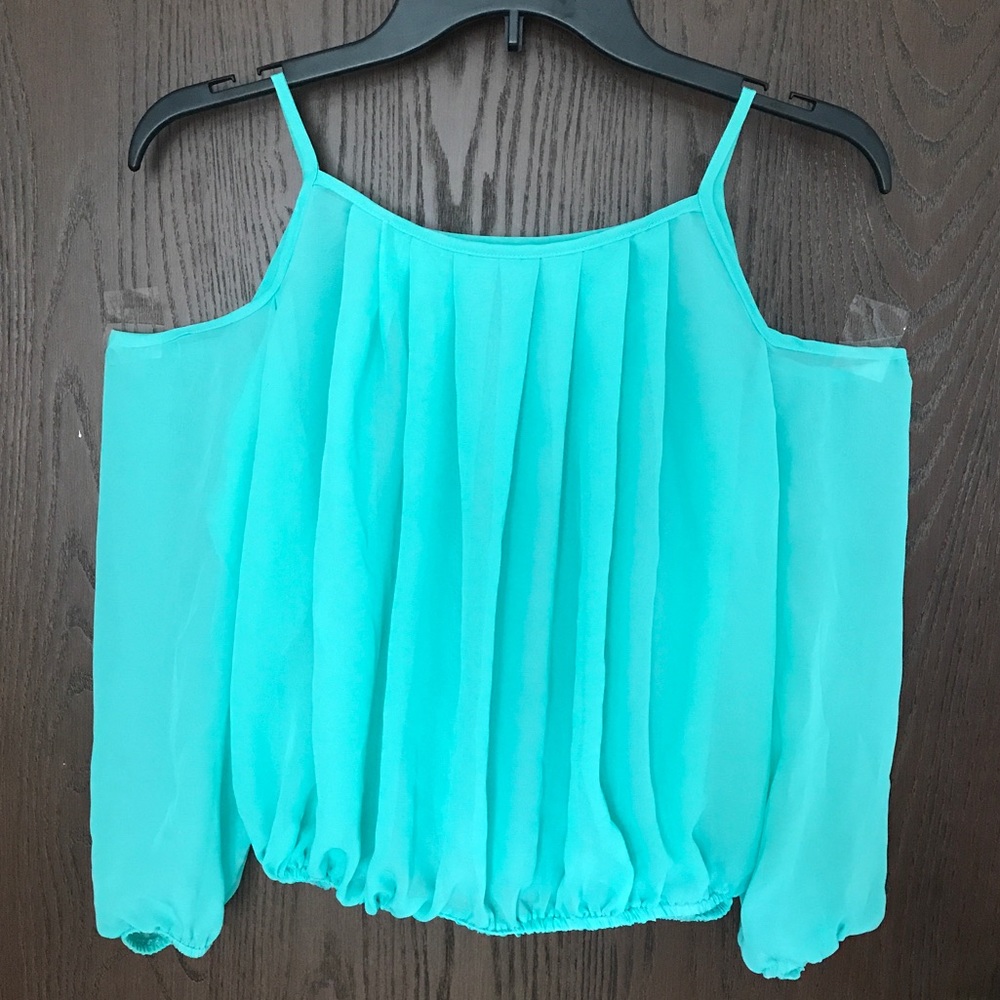 🌸MINT OFF SHOULDER SABO TOP🌸