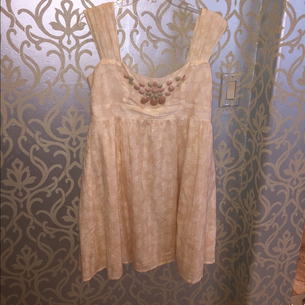 Nanette Lenore crochet embellished dress