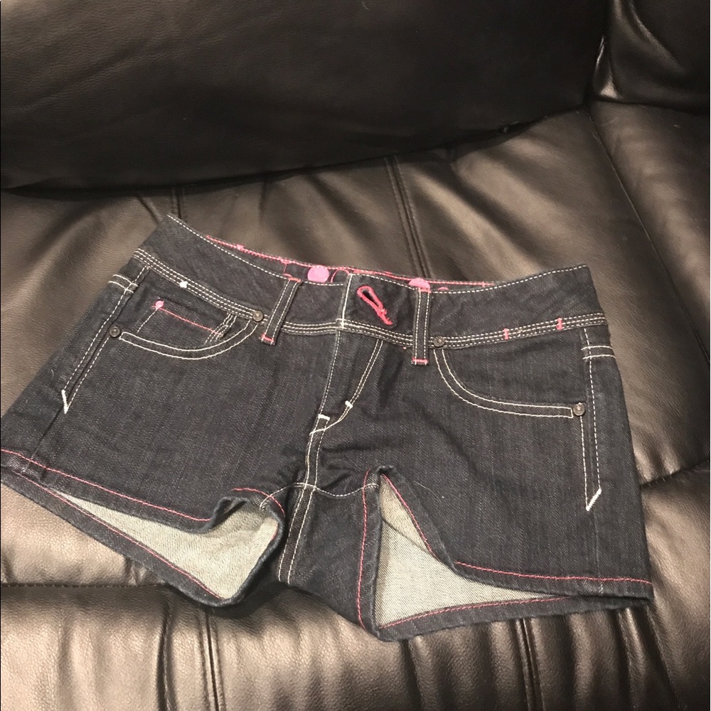 Levi denim shorty shorts
