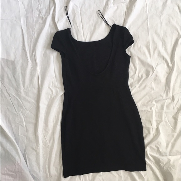 Black Bodycon Mini Dress - Picture 2 of 2
