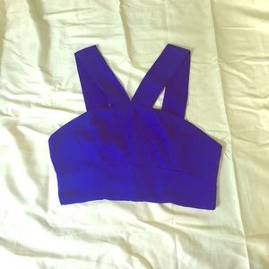 Blue crop top, only worn once