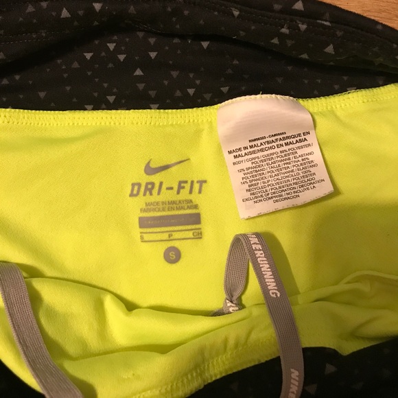 Neon yellow Nike running shorts - Picture 3 of 3