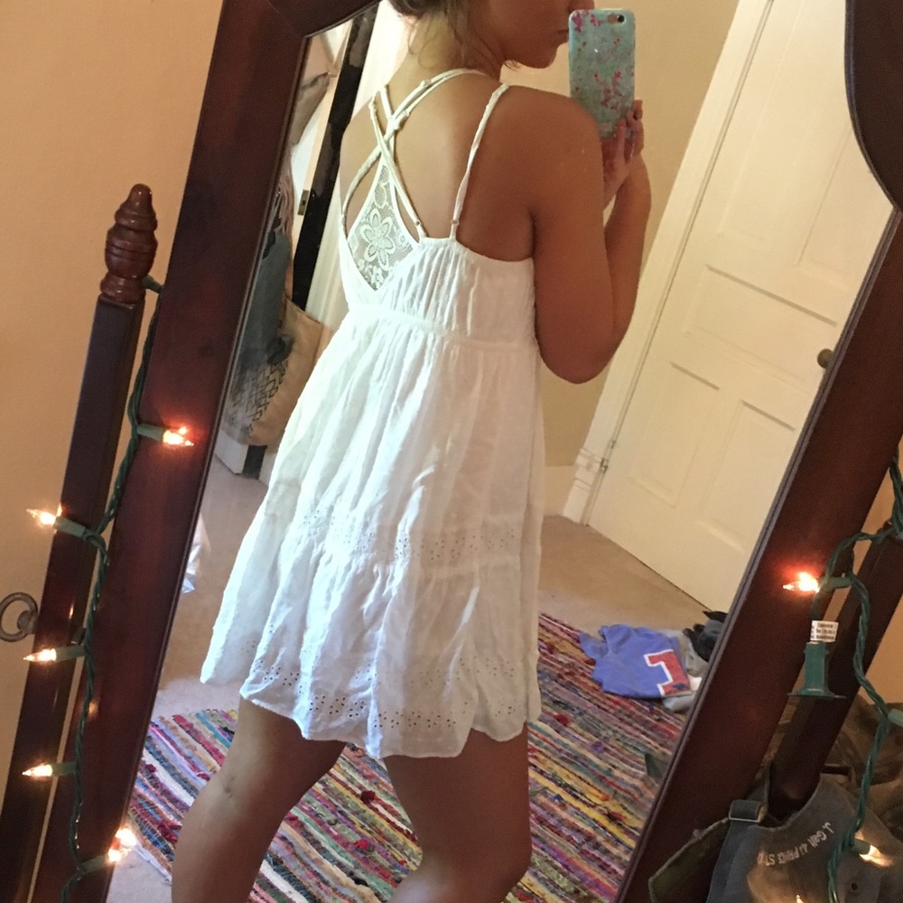 White American Eagle Dress