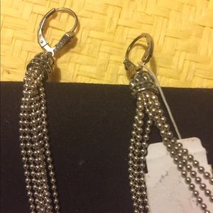 Lagos sterling silver earrings