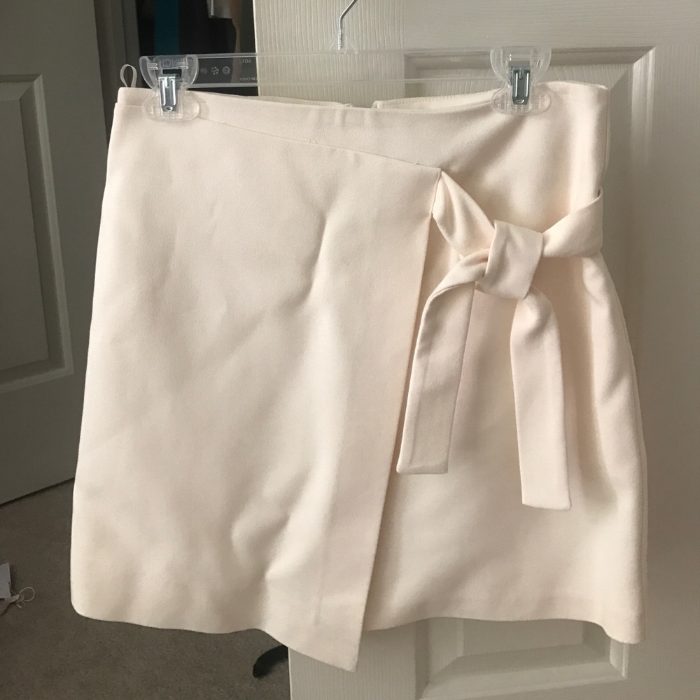 Top shop cream/off white skirt