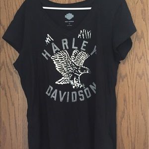 Harley Davidson V-Neck T-shirt