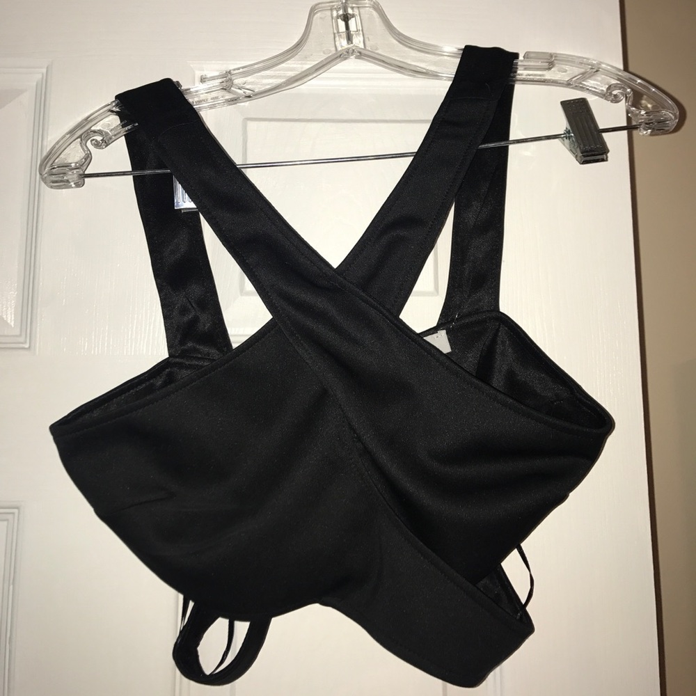 Black Crop Top NWOT