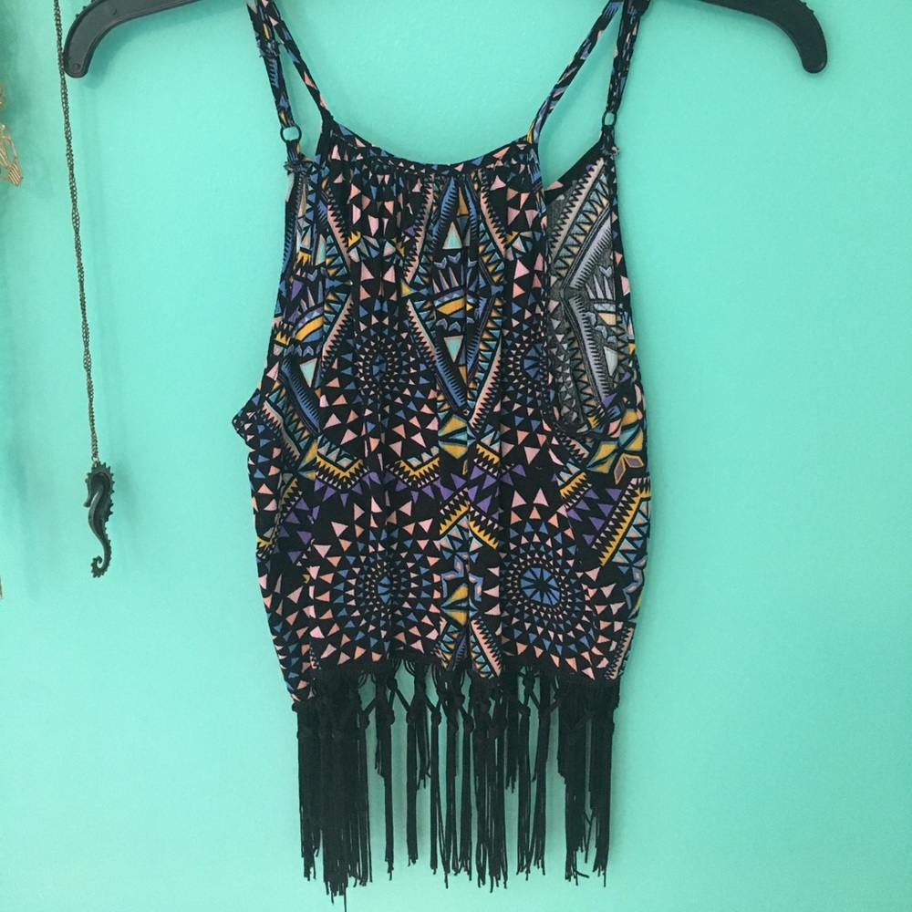 Boho patterned Pacsun top