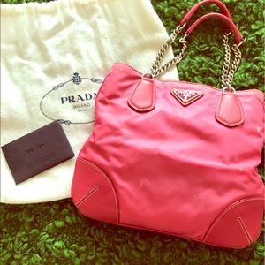 Small Pink Prada bag