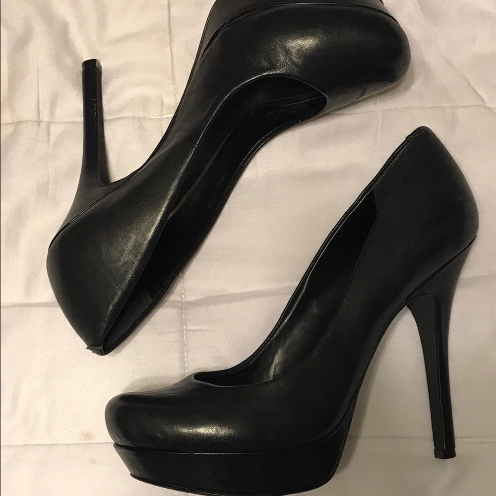 Jessica Simpson patten leather high heels