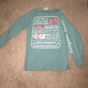 Small Sinply Southern long sleeve t-shirt