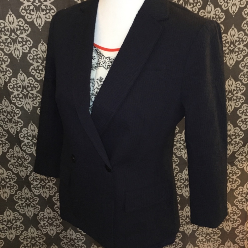 Banana Republic double breasted suit jacket