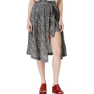 free people • love train asymmetrical wrap skirt