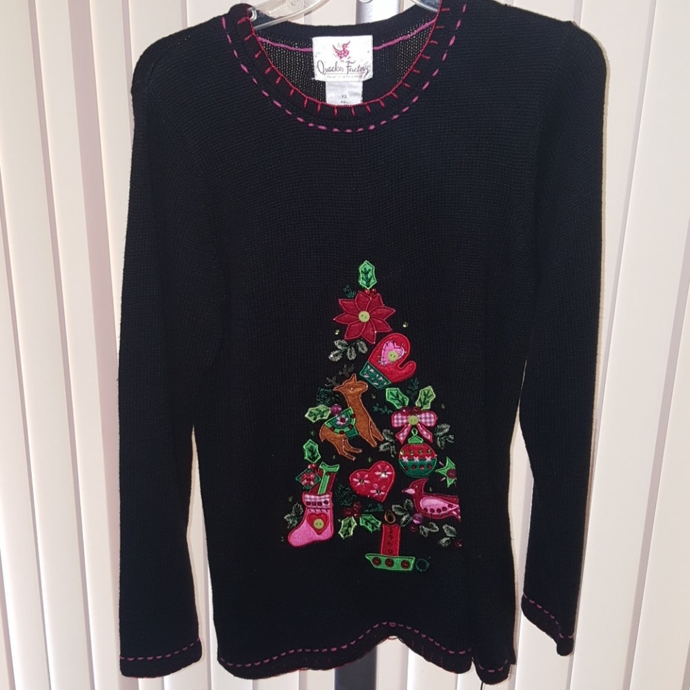 QUACKER FACTORY CHRISTMAS LONG SLEEVE SHIRT