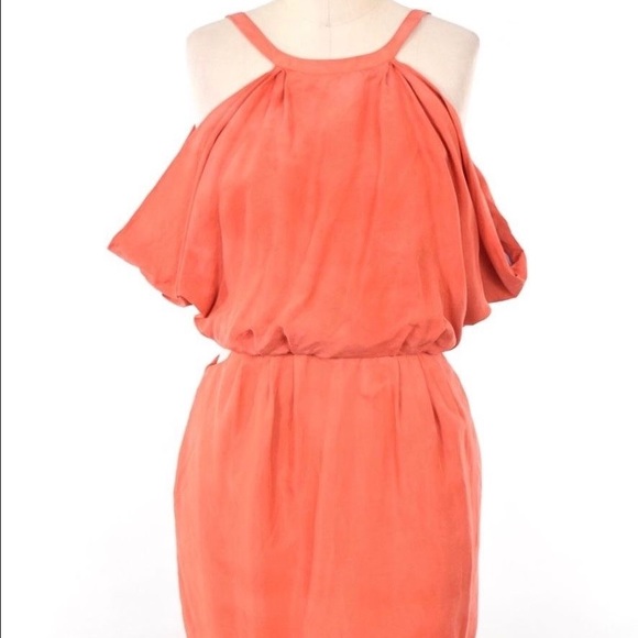 Authentic Funktional Mini Dress - Cut Out - Coral - Picture 1 of 8