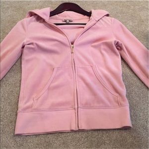 Juicy couture velvet hoodie jacket size XS