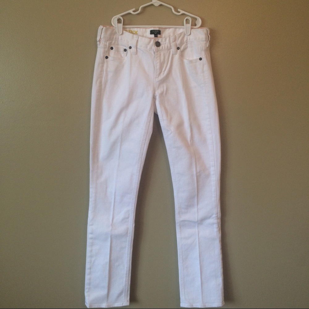 NWOT J. Crew white Matchstick jeans