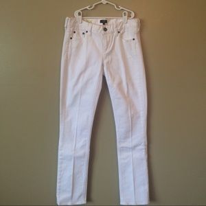 NWOT J. Crew white Matchstick jeans